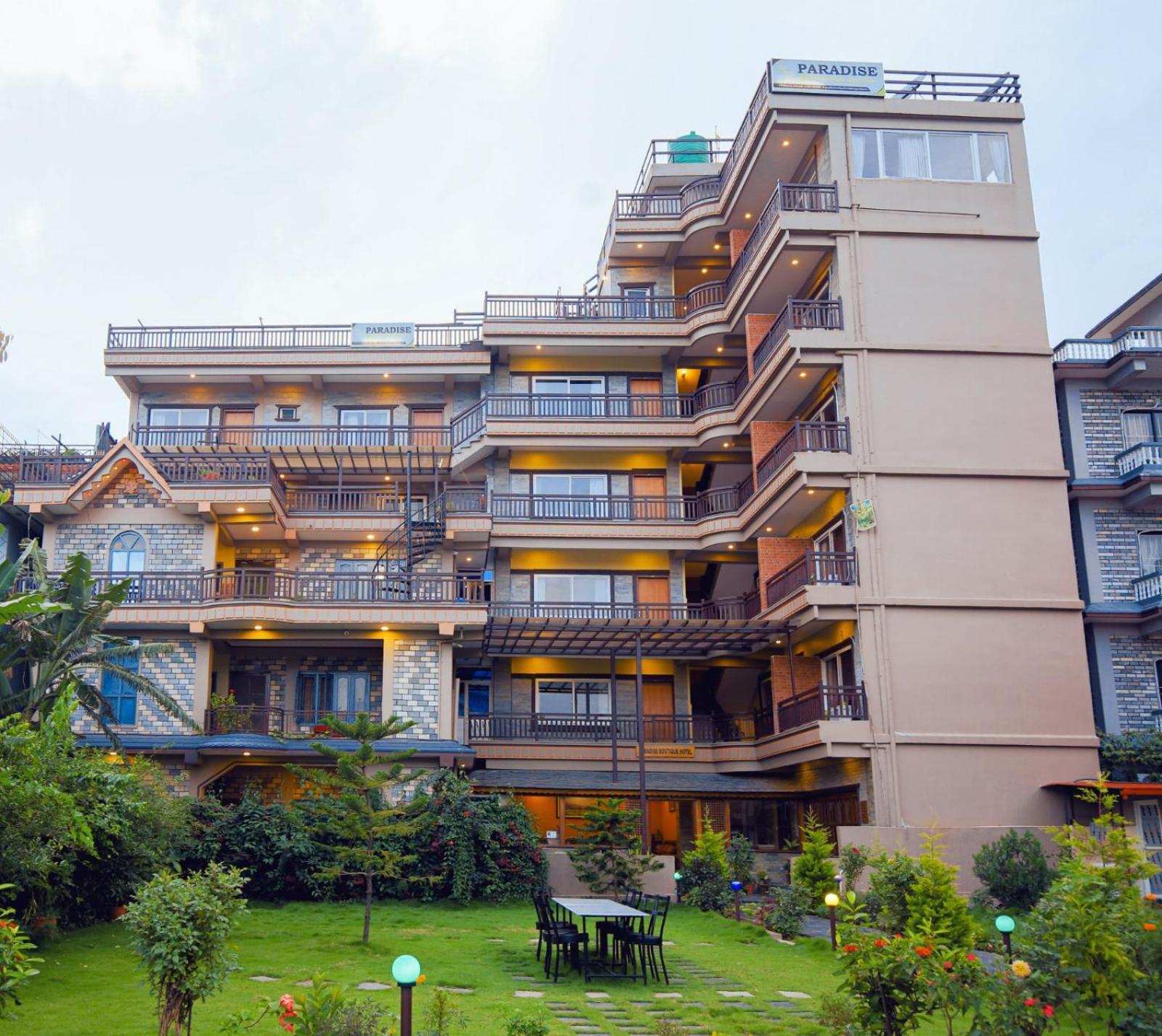 Paradise Boutique Hotel Pokhara Dış mekan fotoğraf